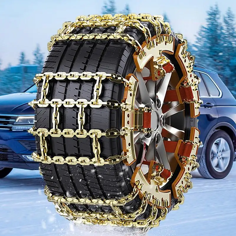 Universal Car Tire Traction Blocks Tire Chain Straps Durable Steel Anti-Skid With Bag Emergency Snow Mud Sand For Snow Mud Ice