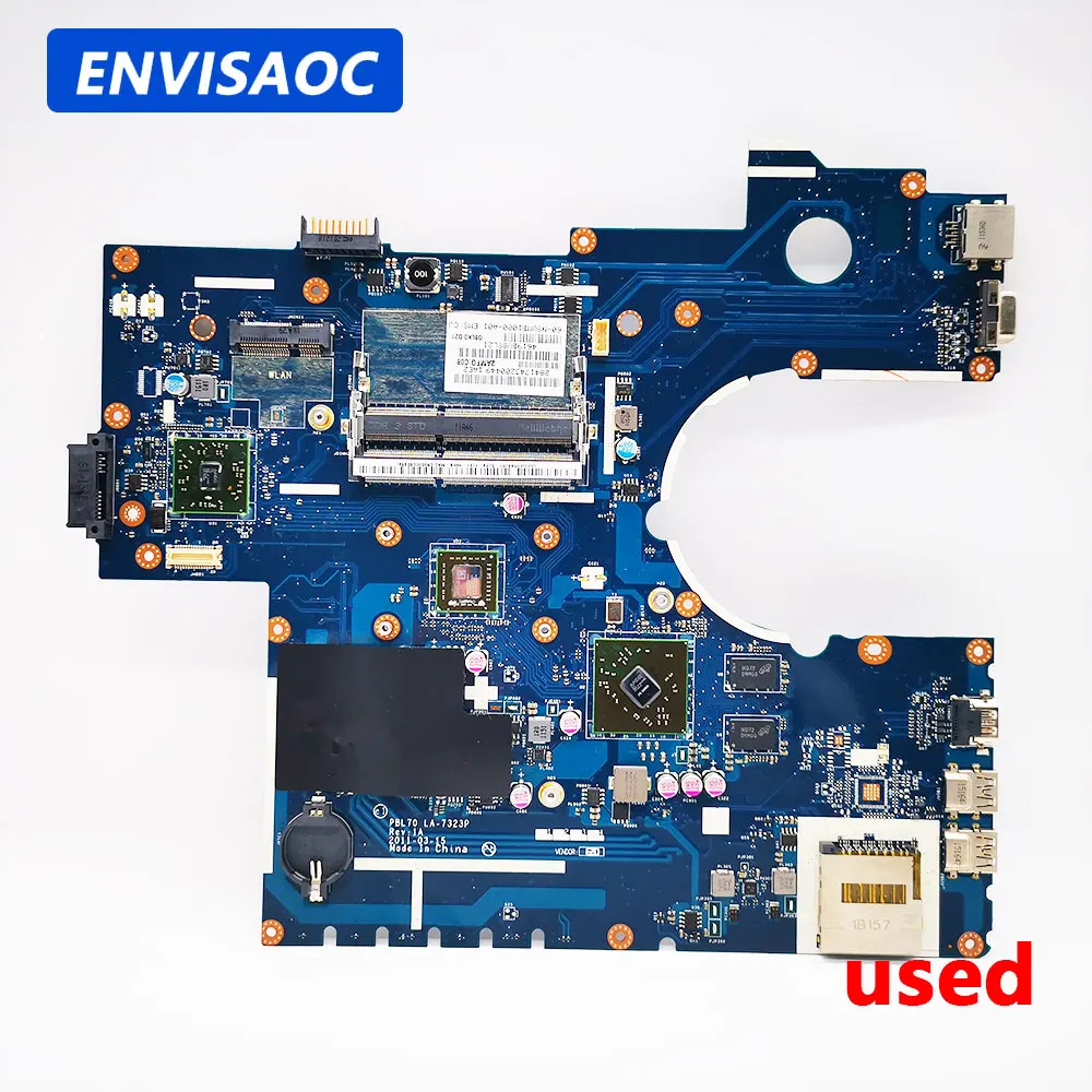 

used For ASUS K73B K73BE X73B K73BR K73BY Laptop Motherboard Mainboard LA-7323P LA-7326P AMD E450 CPU DDR3 RAM HD7470 1GB GPU