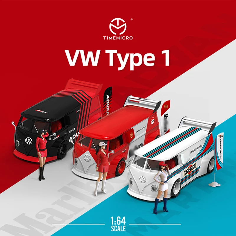 

MoreArt 1:64 Model Van Refitting Alloy Die-cast Vehicle Display Collection - 3 Editions