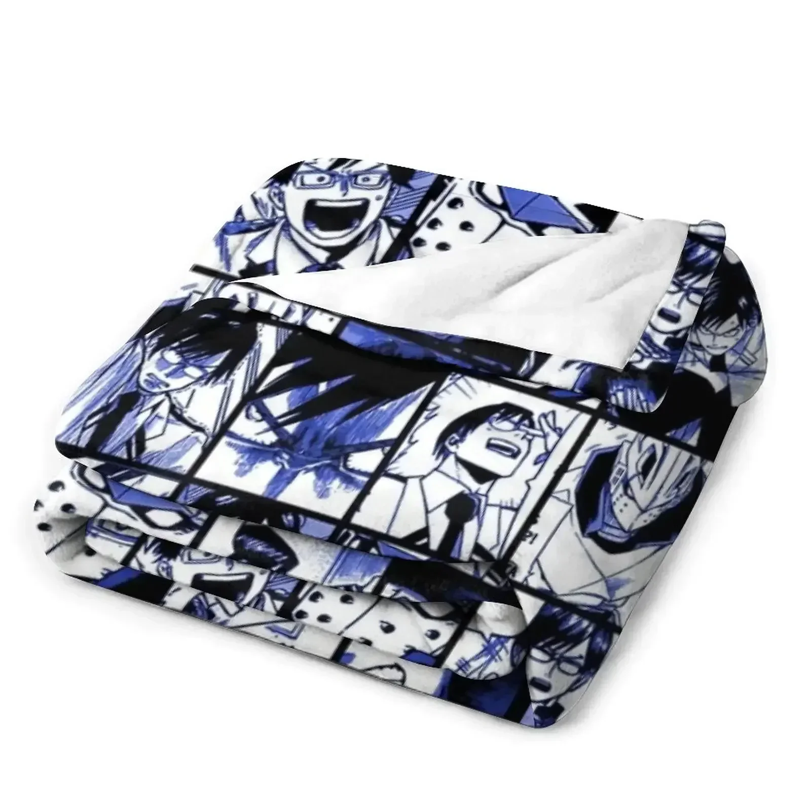 Iida Hero - Коллаж MHA Манга Панели Плед Одеяло Мягкие Одиночные Одеяла