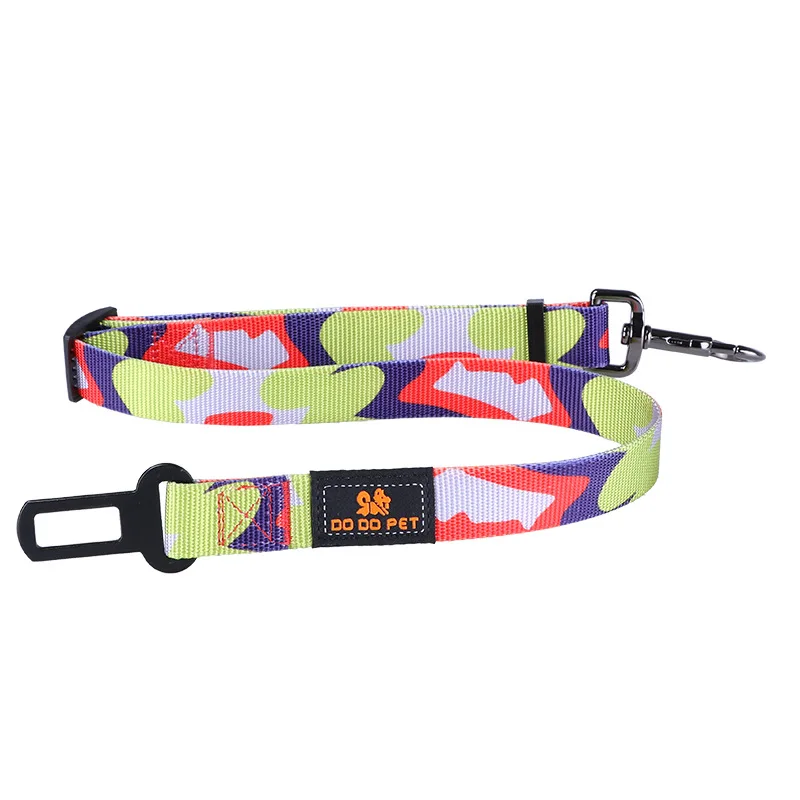 

Pet Car Seat Belt Adjustable Nylon Dog Car Safety Rope Large, Medium Small Dog Elastic Explosion-proof Red Car Protective Rope