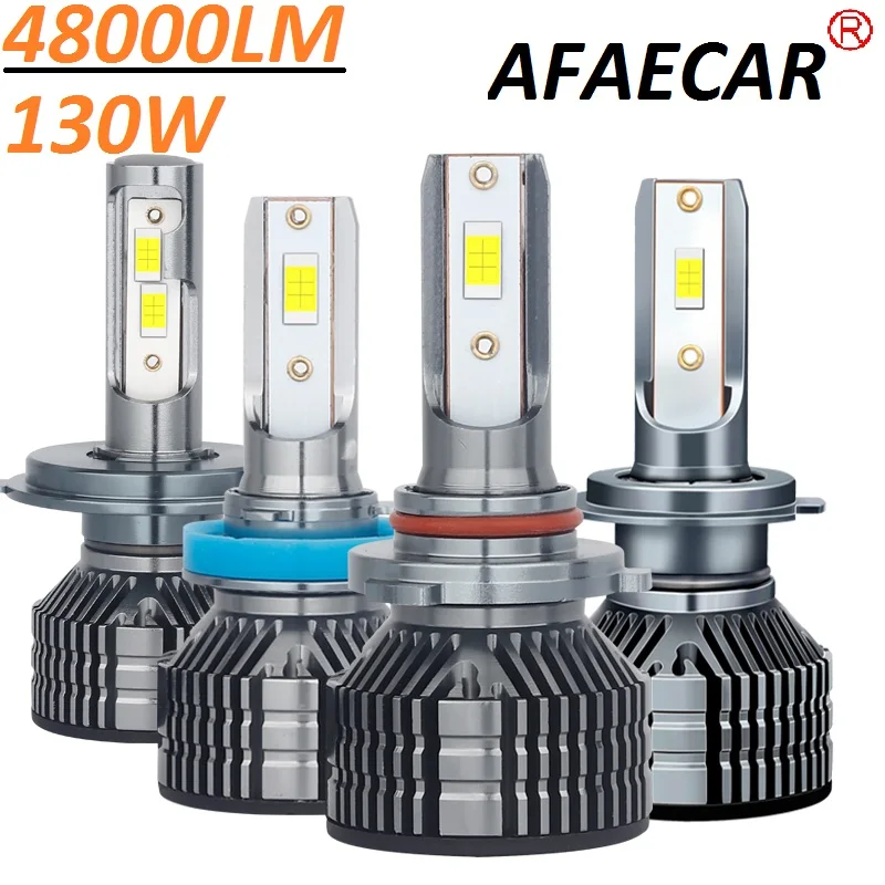 

2PCS H4 H7 LED Headlight H11 H8 H9 9005 9006 Fog Lights 48000LM HB3 HB4 9012 Hir2 Turbo Bulb 3570 6000K Car LED lamps