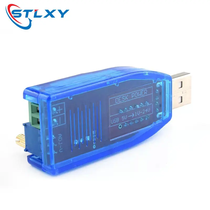 Регулируемый потенциометр USB-понижающий преобразователь с 5 В на 1-24 постоянного