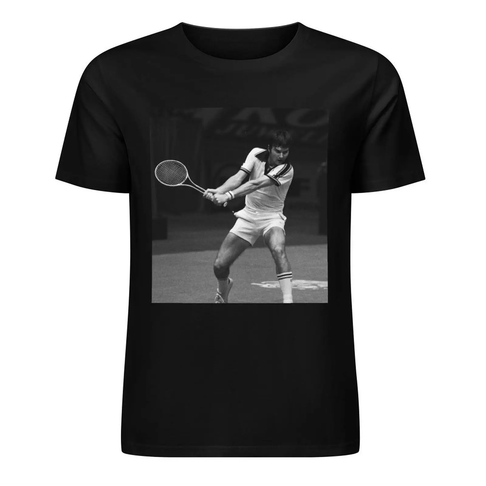 Фото Футболка Jimmy Connors 4: Jimbo The Brash Basher of Belleville: теннисная легенда, винтажные футболки для мужчин №1