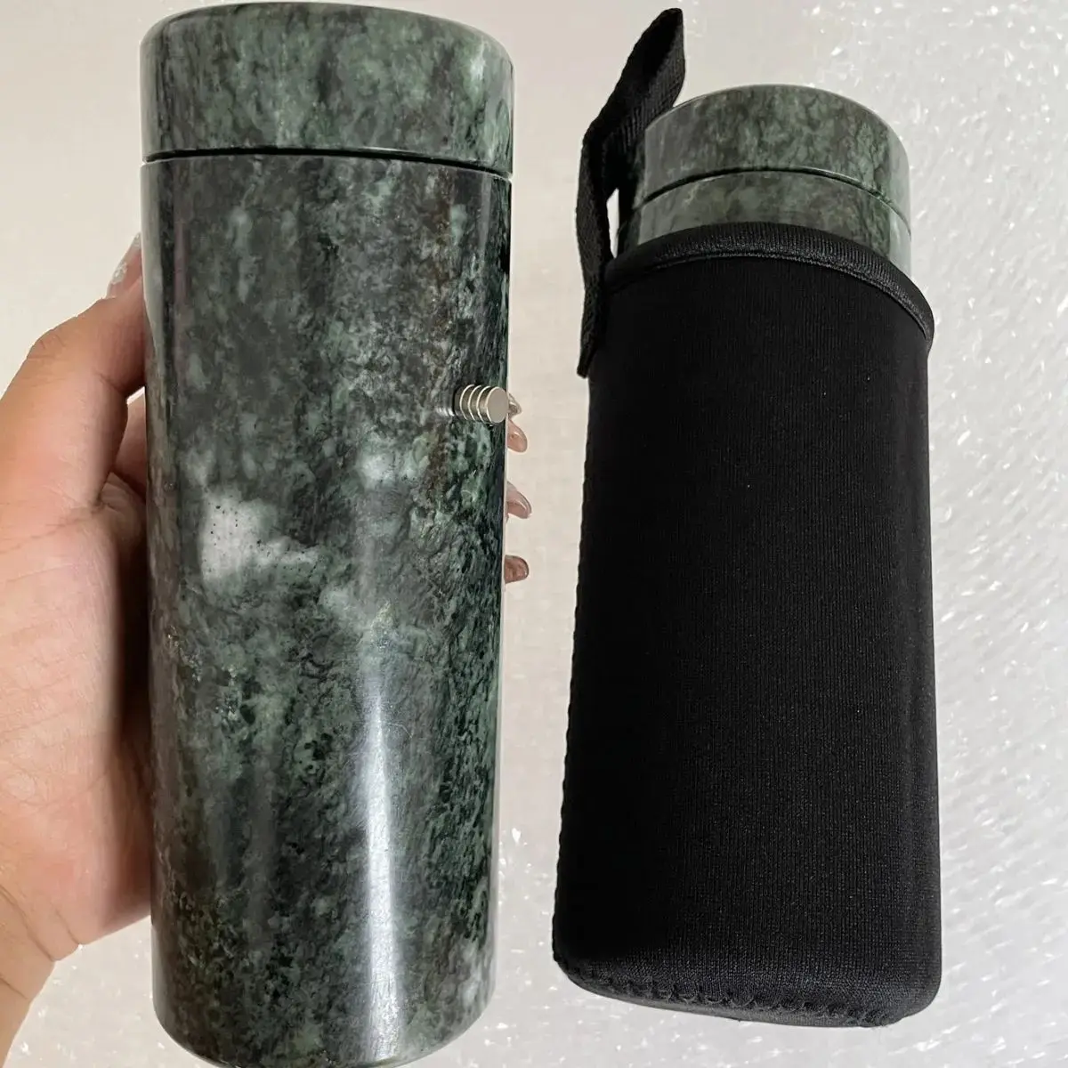 Manufacturers Direct Yaowang Stone Tea Cup Health Care Tea Cup Natural Pattern Magnetic Water Cup Send Cup Set Medicine Wang Shi