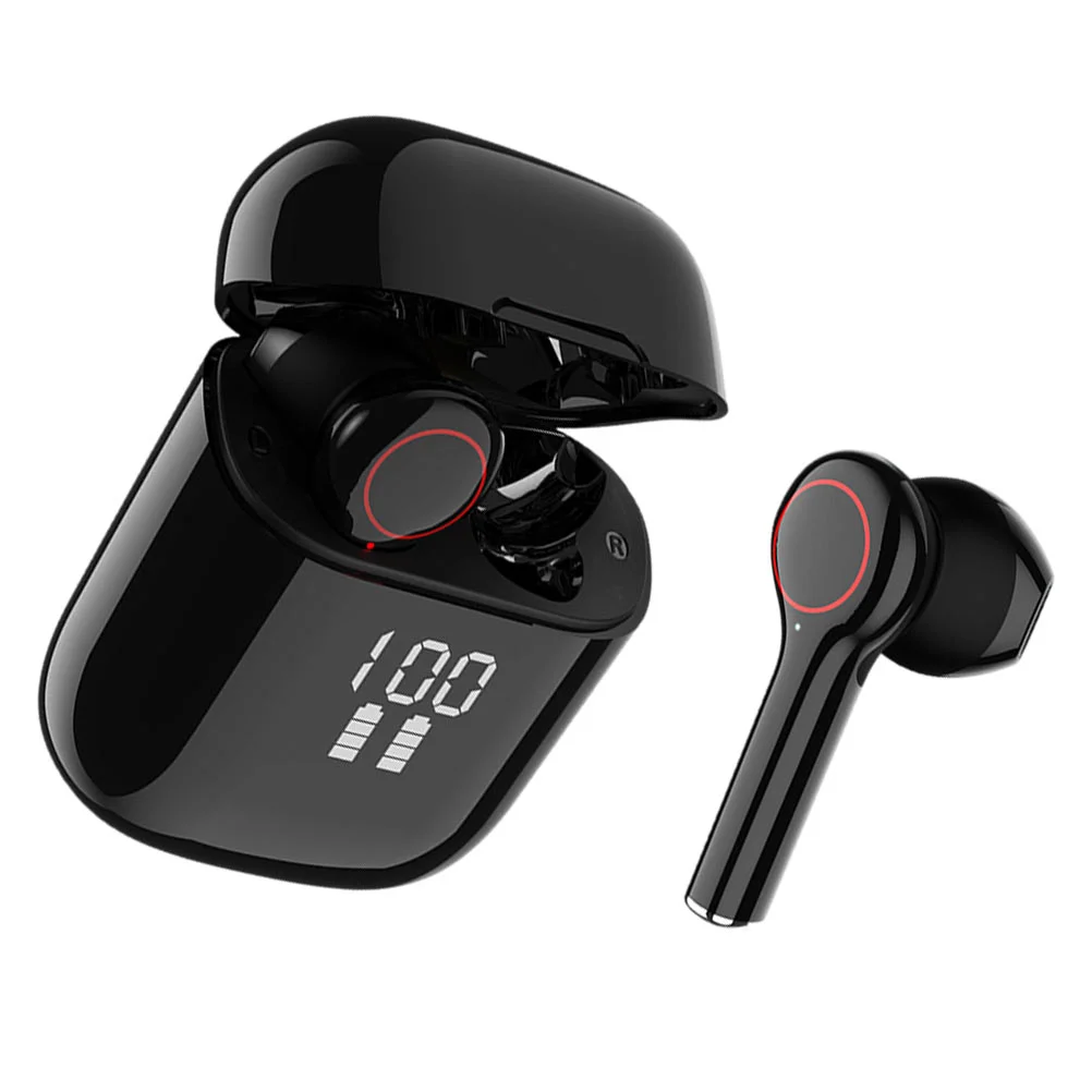 

Noise Reduction Stereo Wireless Earphone TWS Headphone for Daily Use (Black)
