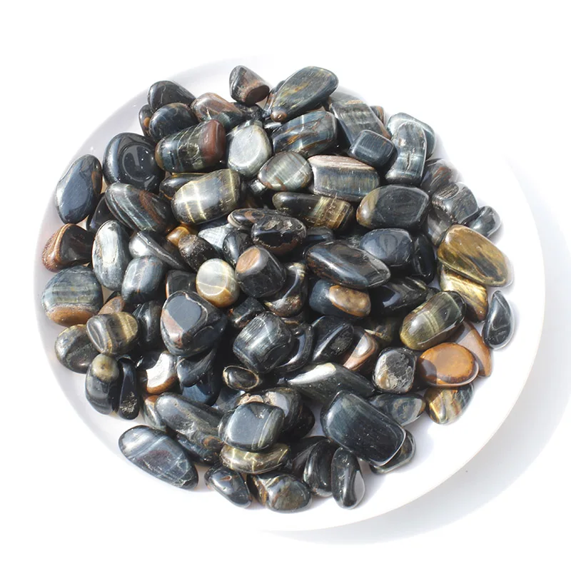 

Натуральные Синие кристаллические подливки Тигрового Глаза для украшения дома, 1 кг