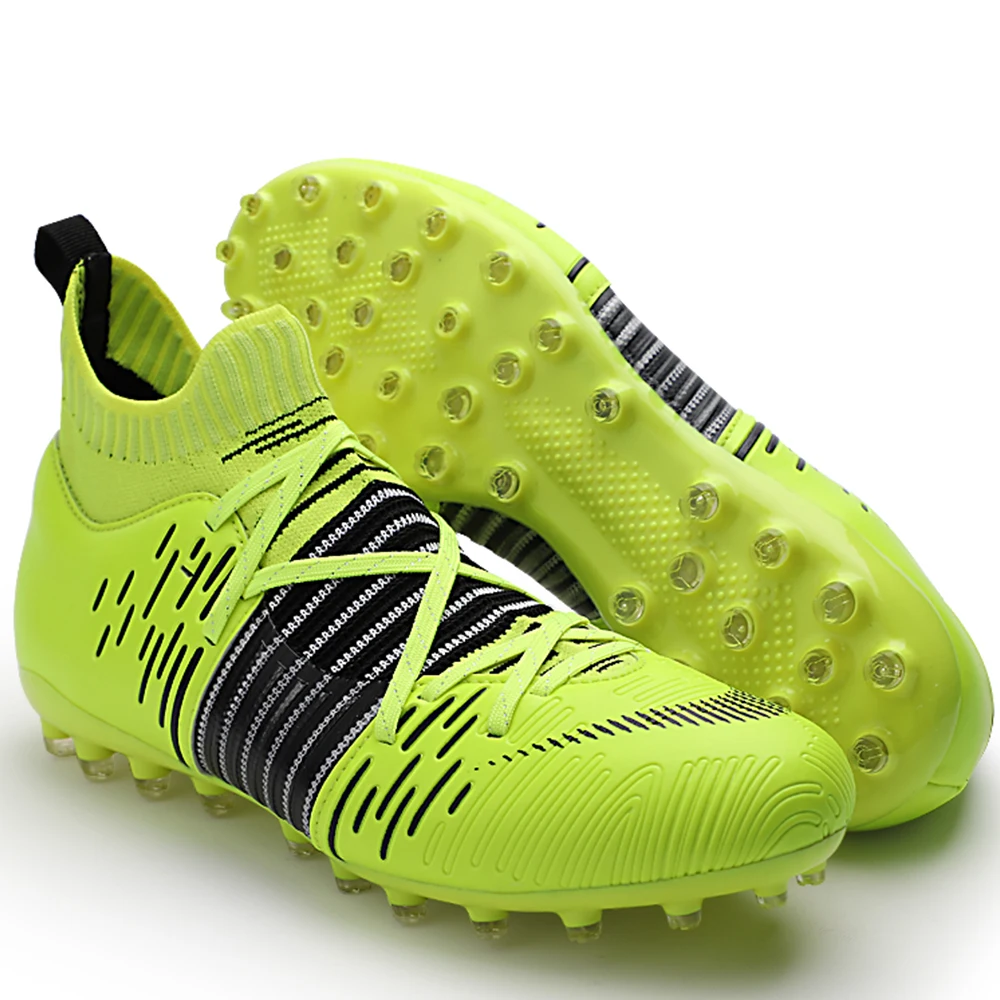 2023 Men's Football Shoes Grass FG/TF Football Ankle Boots Non-slip Unisex Indoor Football Shoes Futsal Training Shoes 34-45