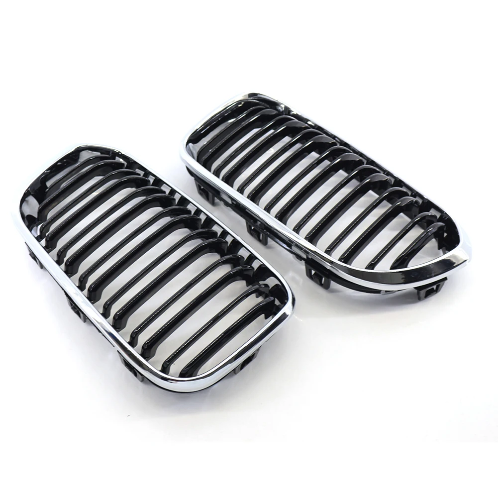 

Front Racing Grill For BMW F20 F21 1 Series Kidney Grill Grille Black 2015-2019 Sports Slat Line Kidney Grill Grille Gloss