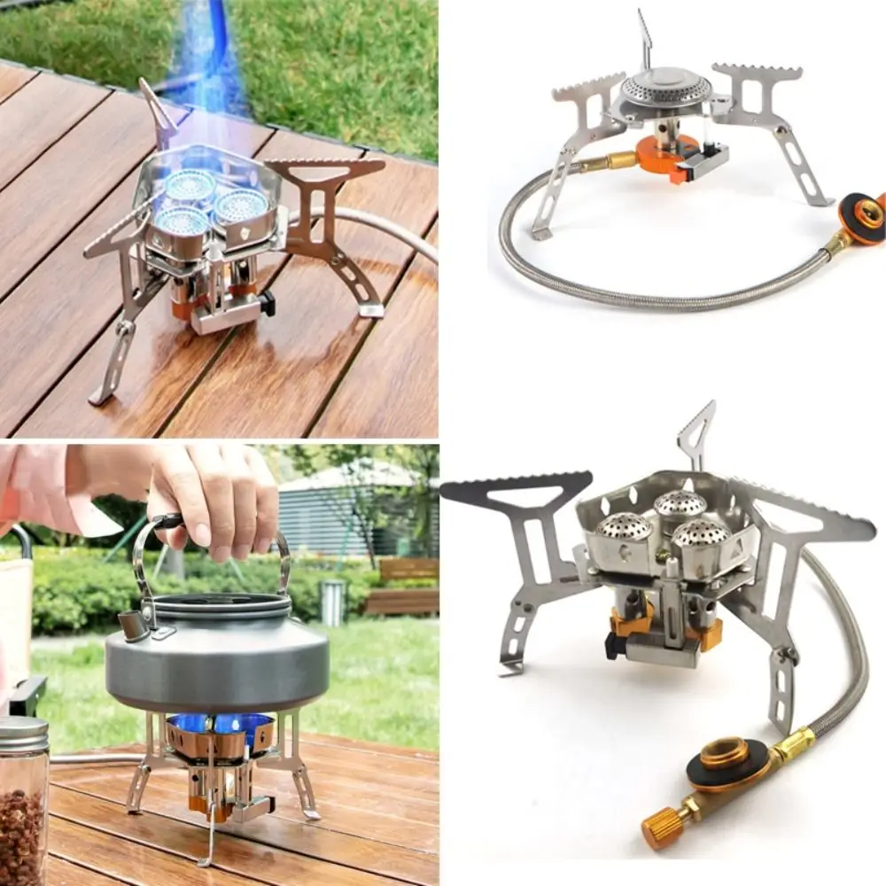 Инструмент для барбекю сверхлегкая горелка кемпинга складная ветрозащитная