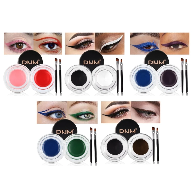 

Крем для подводки глаз, консилер, квадратная подводка для глаз, кисти для макияжа для женщин, гель для подводки глаз