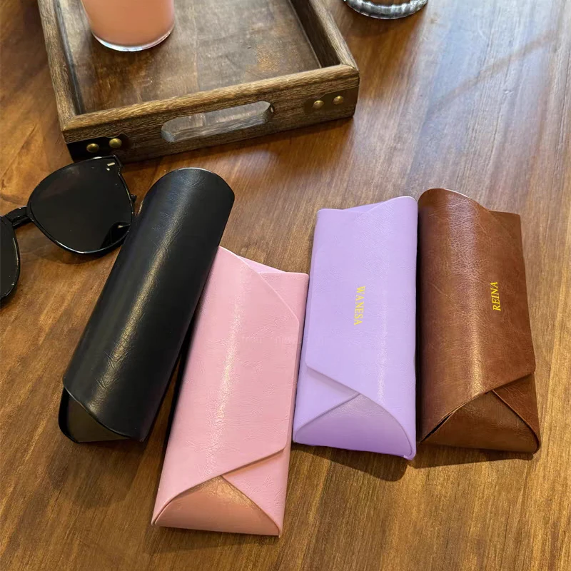 Роскошная Магнитная коробка для очков с надписью на заказ Винтажные