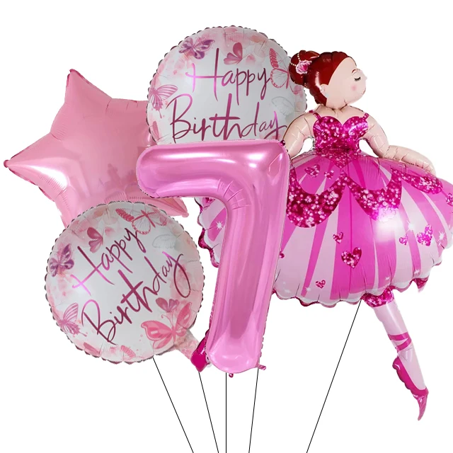 

Комплект фольгированных шаров Disney Балерина