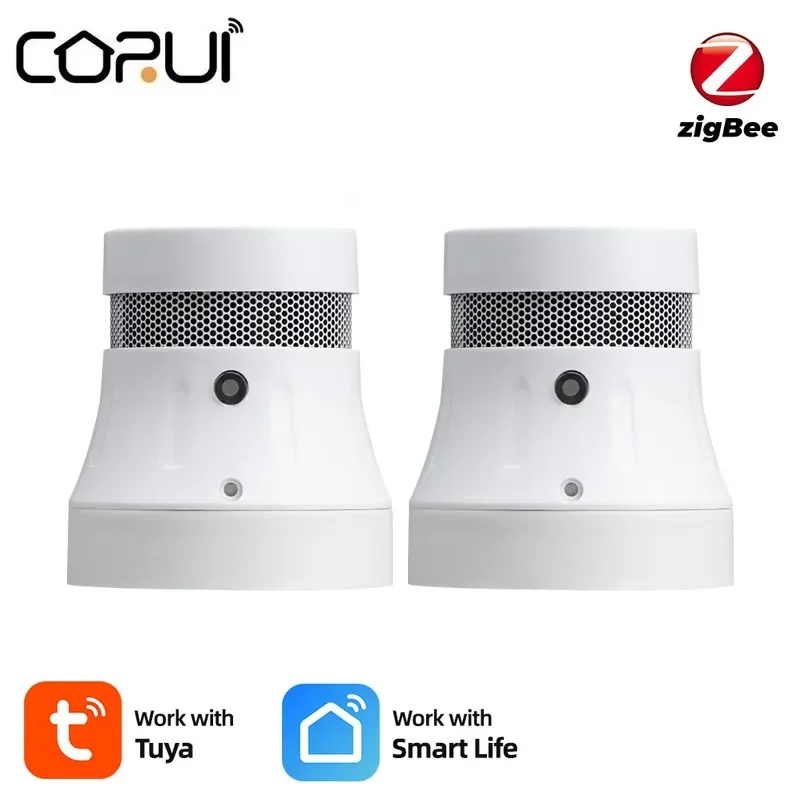 

NEW Zigbee Smart Smoke Sensor Security Alarm System Smart Life/ App Smoke Alarm Fire Security Protection