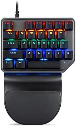 

Mecânico K27 Preto Switch Vermelho Rainbow teclado mecânico gamer