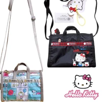 kawaii hello kitty luxbao anti splash cloth bag anime minibag cartoon hand bag shoulder bag messenger bag kids plush toy gift