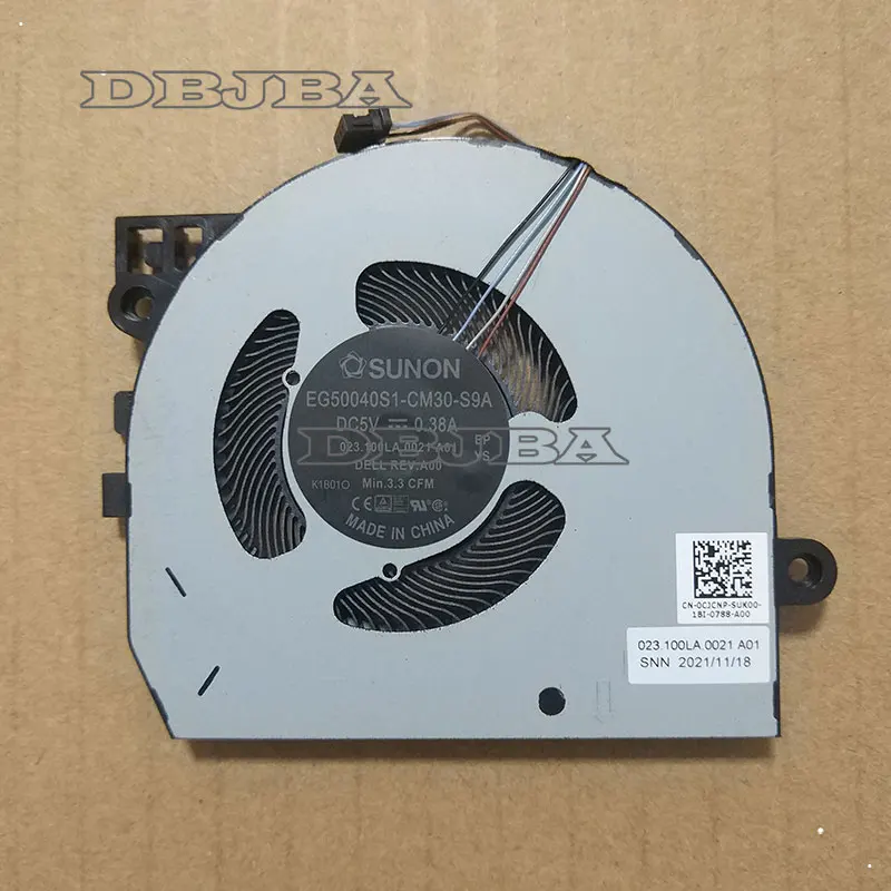 Фото Вентилятор процессора для EG50040S1-CM30-S9A 23,100LA 0021 для Dell Latitude 13 5320 CJCNP №1