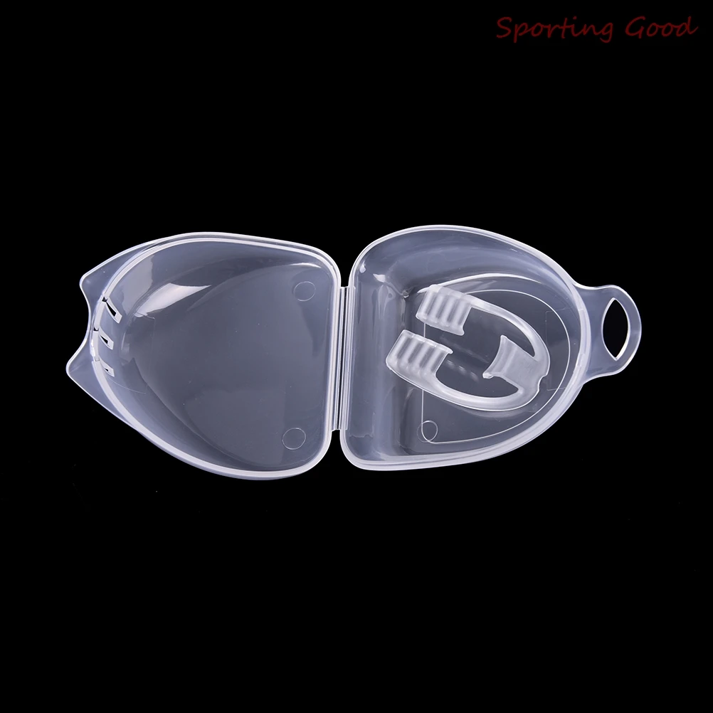 

1Pc Silicone Dental Mouth Guard Stop Teeth Grinding Bruxism Eliminate Clenching Sleep Aid for for Boxing Basketball