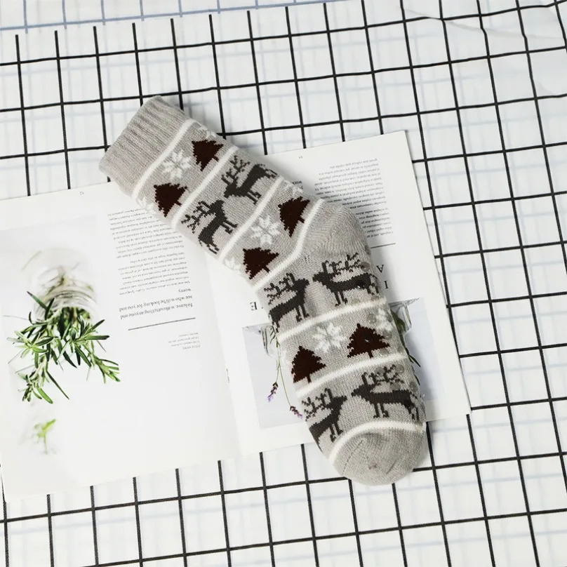 Термоноски мужские зимние теплые короткие мягкие Нескользящие напольные