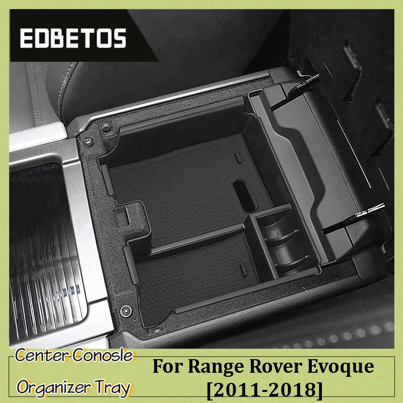 

Ящик для хранения с центральным подлокотником, автомобильный органайзер для Land Rover Range Rover Evoque L538 2011-2018, контейнер-держатель, лоток, аксессуар...