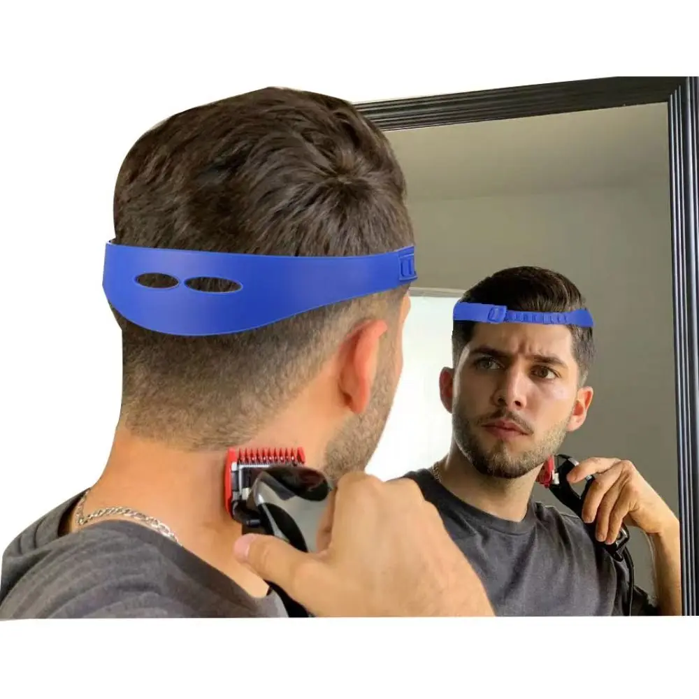 Регулируемый шаблон для стрижки силиконовый волос сделай сам красочная