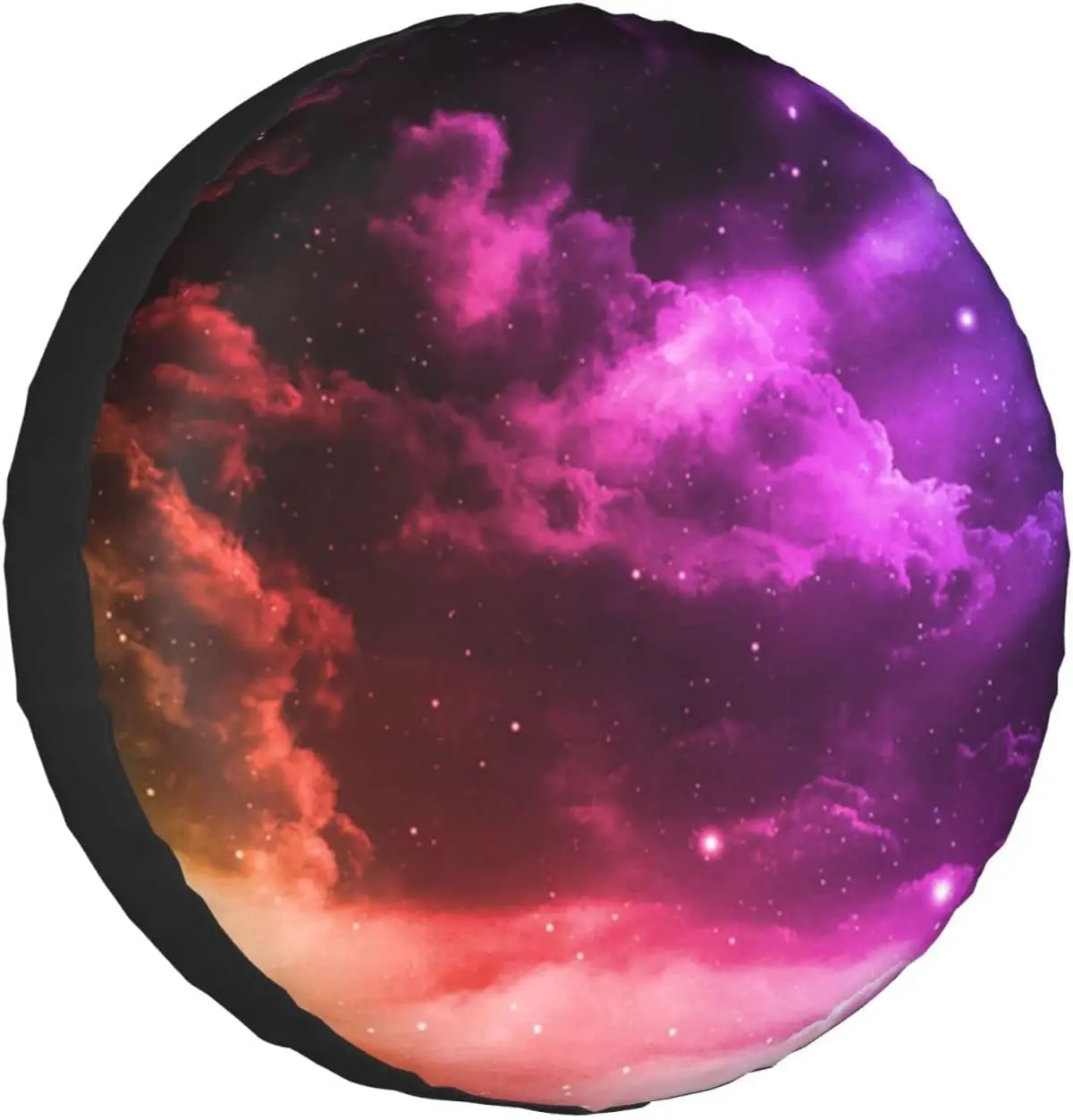 

Spare Tire Cover Universal Portable Tires Cover Colorful Galaxy Starry Sky Car Tire Cover Wheel Protector Weatherproof a