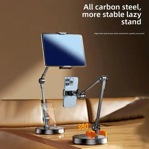 Регулируемый универсальный держатель для мобильного телефона и планшета, многоугольный настольный держатель для прямой трансляции, штатив для селфи, запись видео