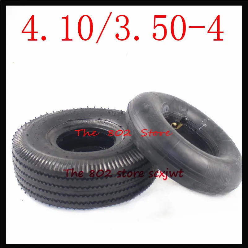 

Size 4.10/3.50-4 Tyres 4.10-4 3.50-4 Tires Inner Tube Fit Electric Tricycle, Trolley,Electric Scooter,warehouse Car 10 Inch Tyre