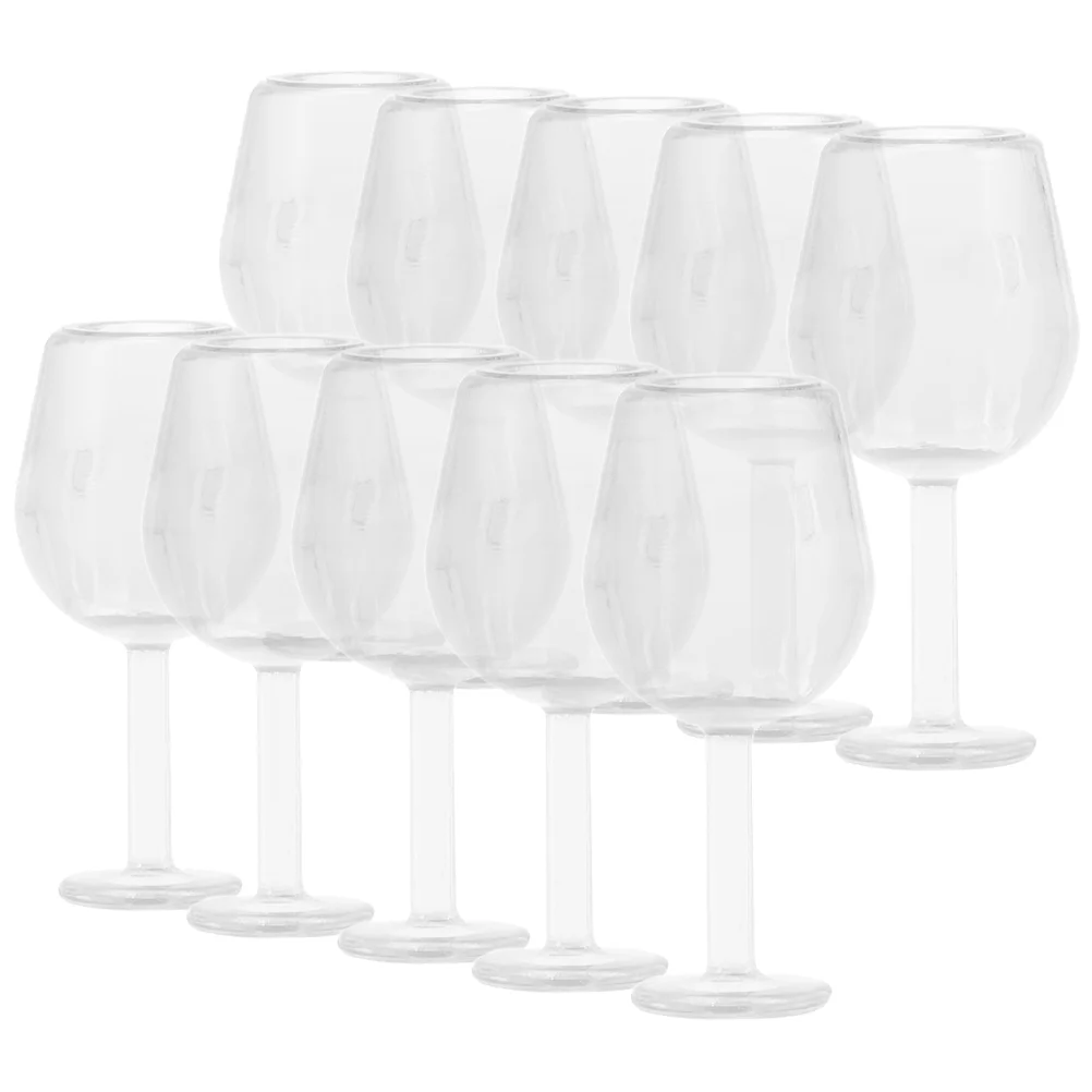 

Glasses Miniature Mini Goblet Cups Champagne Accessories Tiny Props Cocktail Bottles House Play Beer Decorative Decor Micro Toys