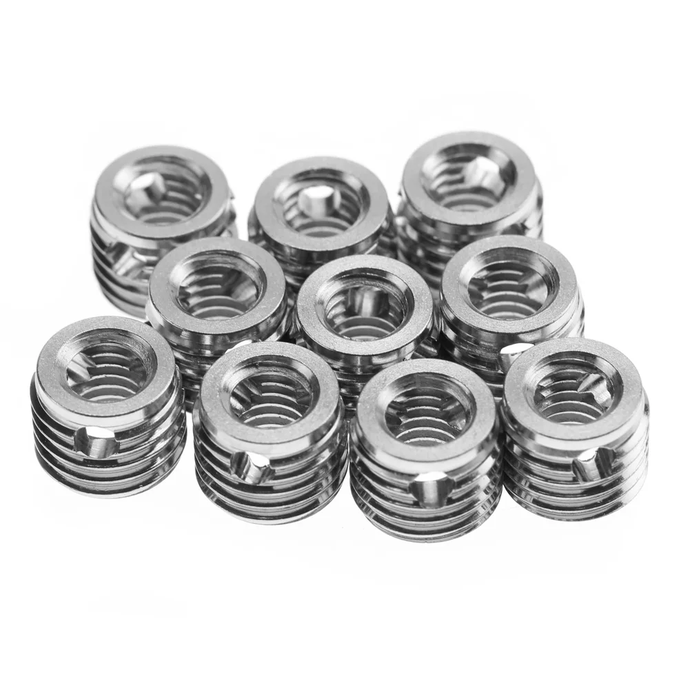 

10Pcs 307 Stainless Steel Self-tapping Thread Insert Accessories thread thread