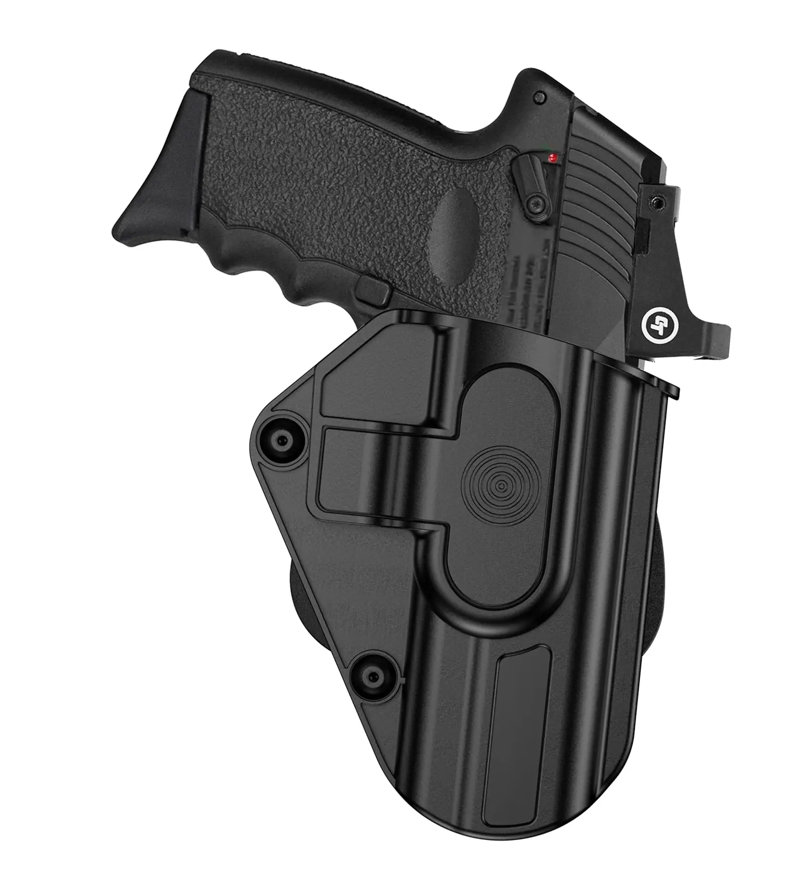Фото Пластиковая стальная тактическая кобура Glock с быстрым вытяжкой, 2-удерживающая внешняя поясная кобура Owb Paddle для Sccy Cpx1/2 Gen 3 Cpx3/4 №1