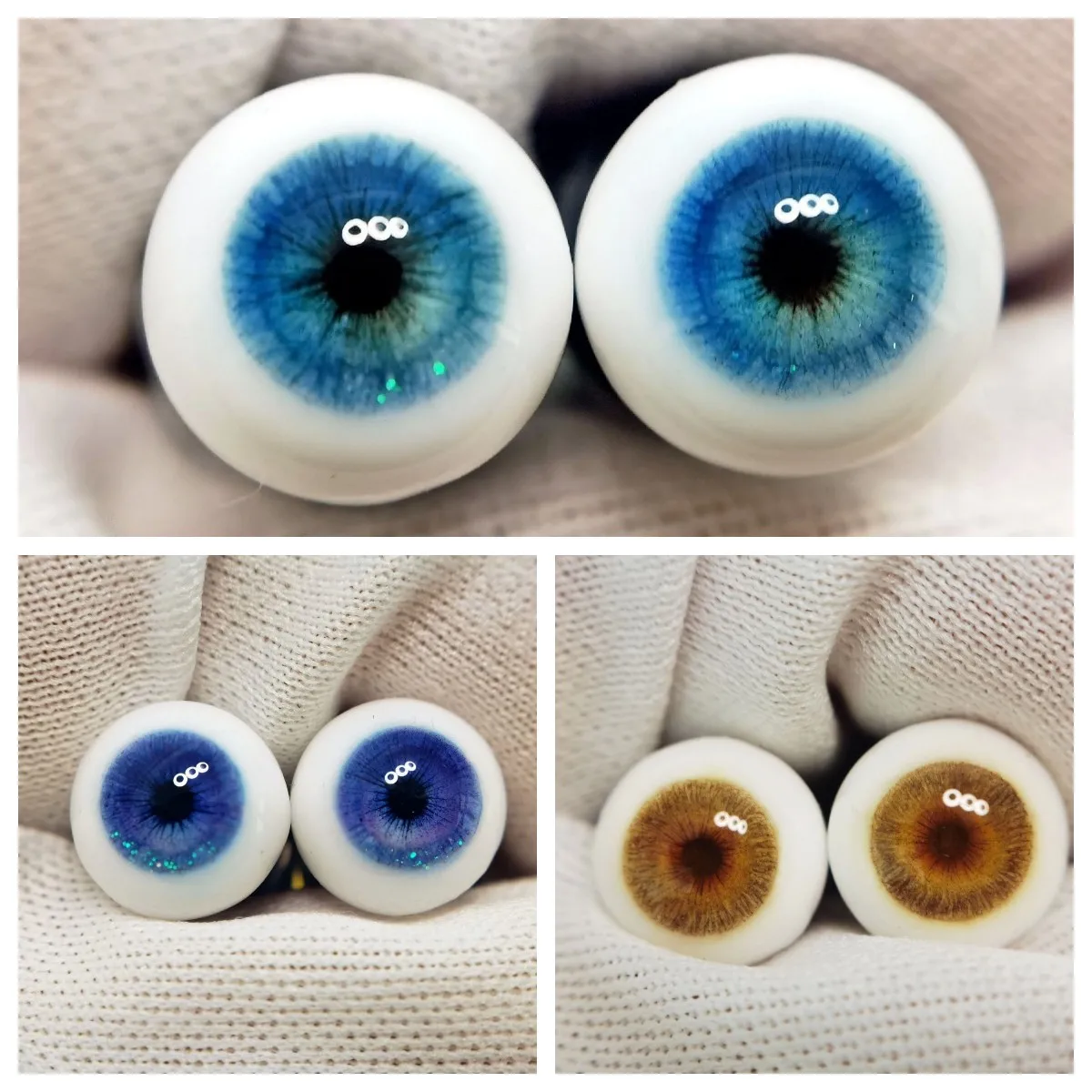 

Doll Eyes 10/12/14/16mm for 1/3 1/4 1/6 1/8 Bjd Ob11 Doll Plaster Eyeball Girl Toys Diy Dress Up Gift Fashion Doll Accessories