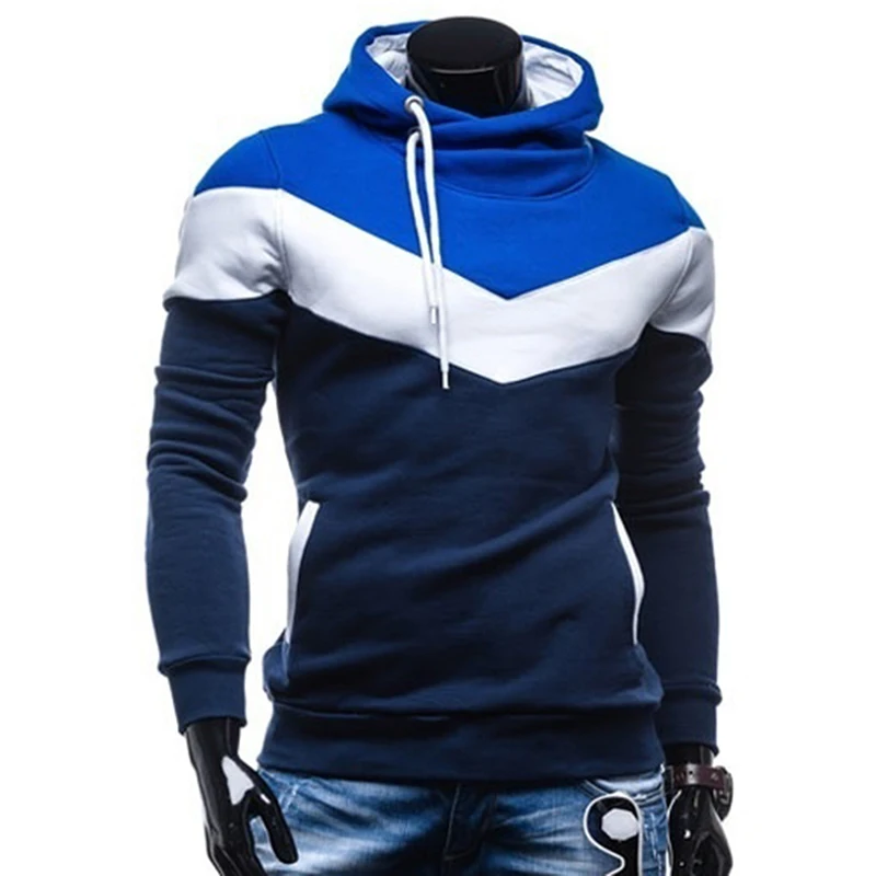 

2021 Hoodies Men Male Hip Hop Hoodie Brand Color Stitching Sweatshirt Men Slim Fit Hoody Spring Winter Casual Hoodies Clothing