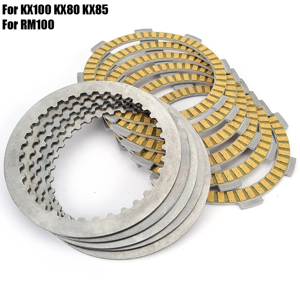 

Clutch Friction Plates for Kawasaki KX100 KX80 KX85 KX85-II for Suzuki RM100