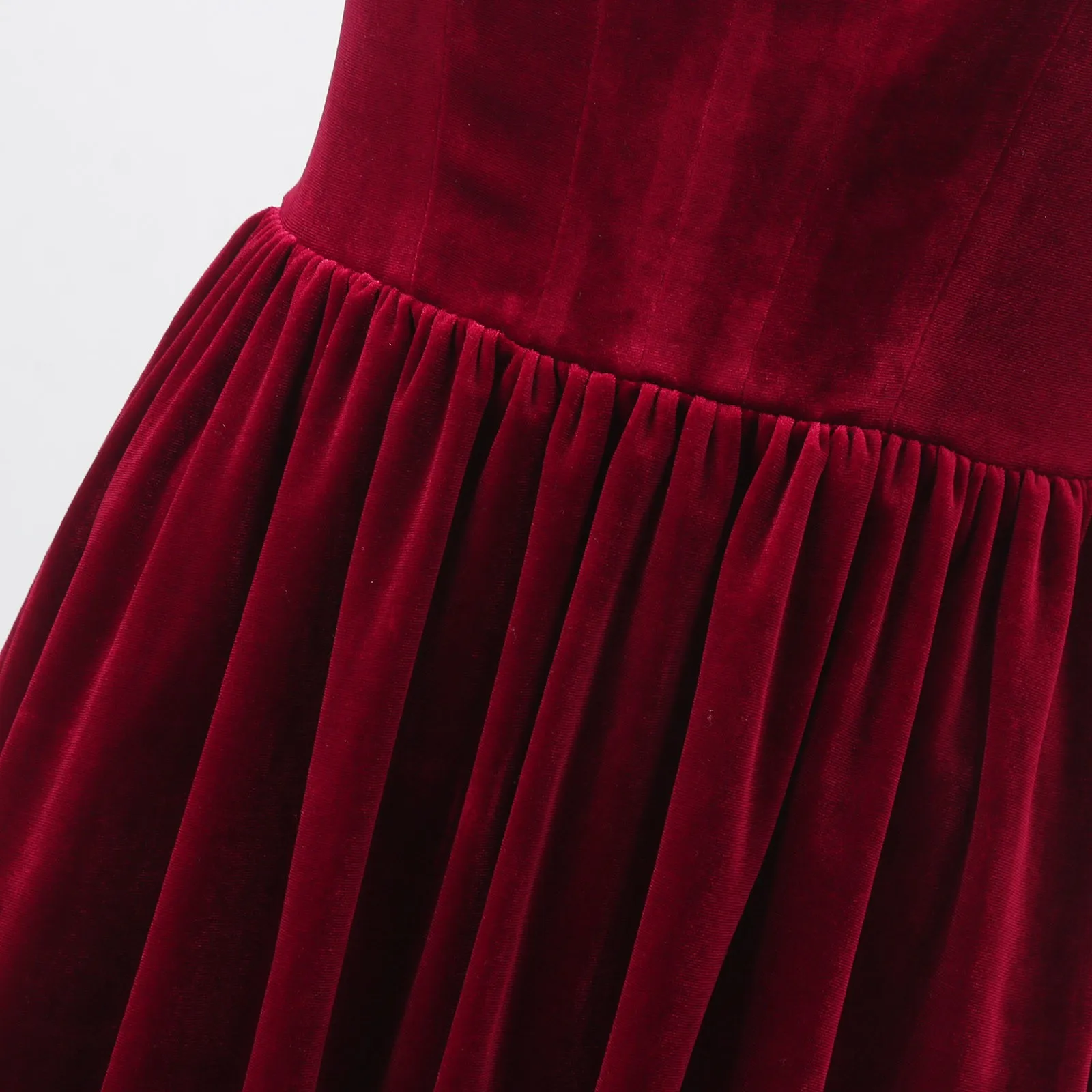 Женское сексуальное платье с рюшами без рукавов женское бархатное длинное миди