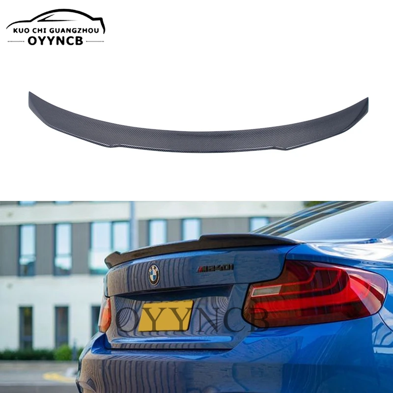 

For BMW 2 Series F22 F87 M2 2014-2019 M235i M240i 218i 220i 228i CS Style Carbon Fiber / Forged carbon Spoiler