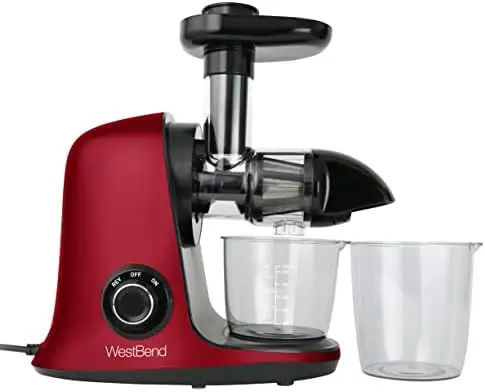 

Cold Press Masticating For Juicing Fruits Vegetables and Greens, 150-Watts, White (Renewed Premium)