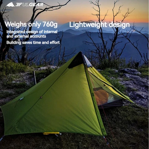 3F UL GEAR LanShan 1 одноместная кемпинговая палатка из нейлона