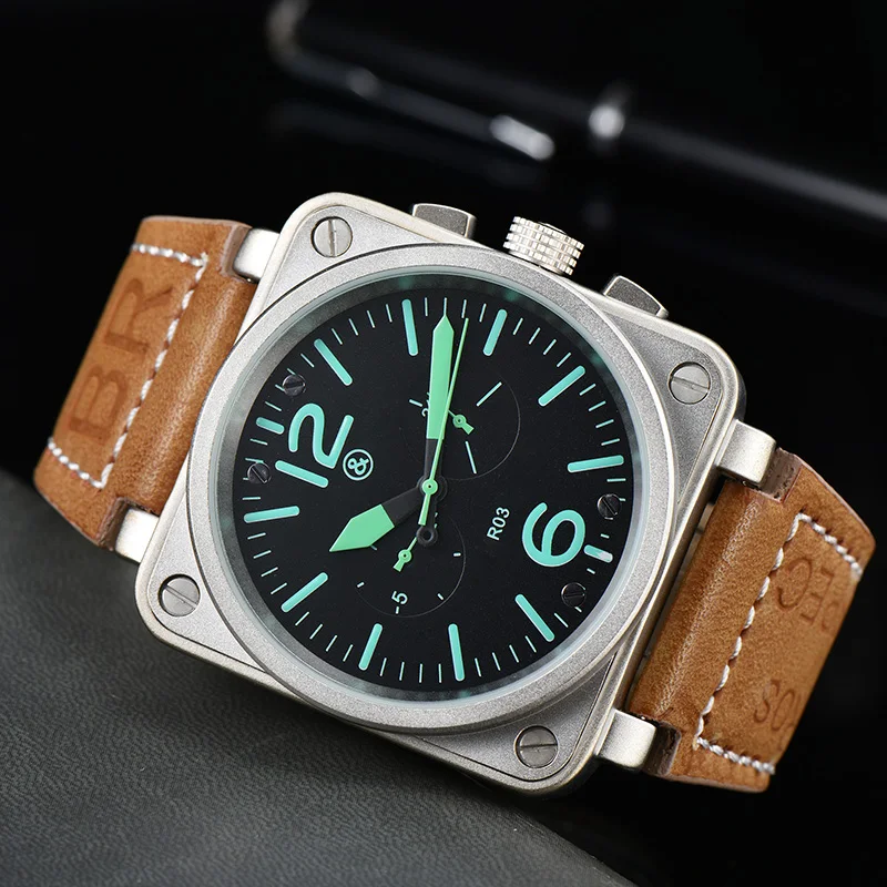 

Top Brand Men's aaa Mechanical Watch bell Automatic Date Fashion Couple Clock Stainless Steel Waterproof Male ross Watches New