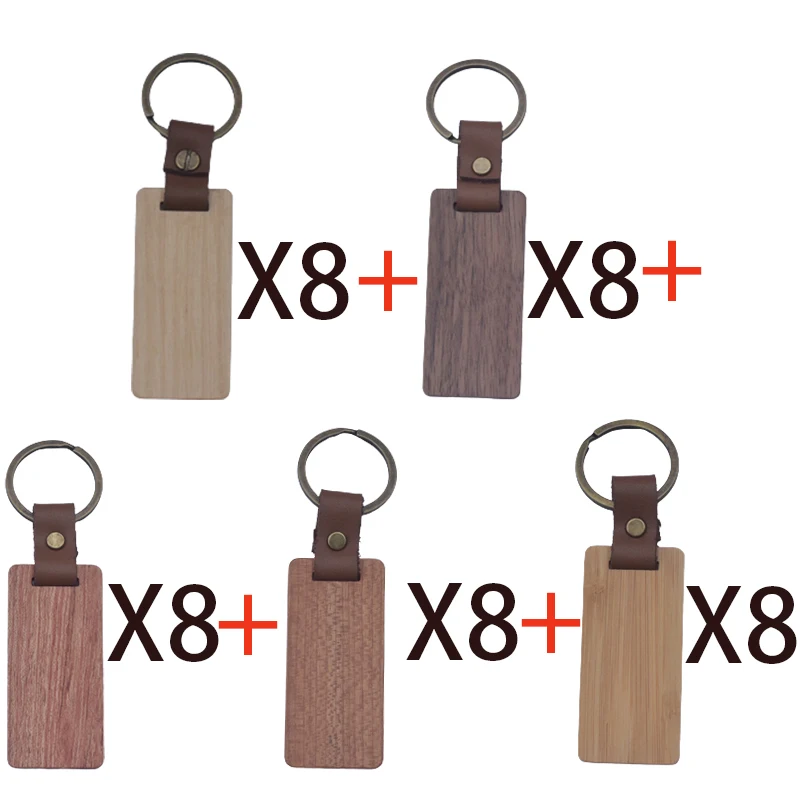 

40 шт., деревянные идентификационные брелоки для собак