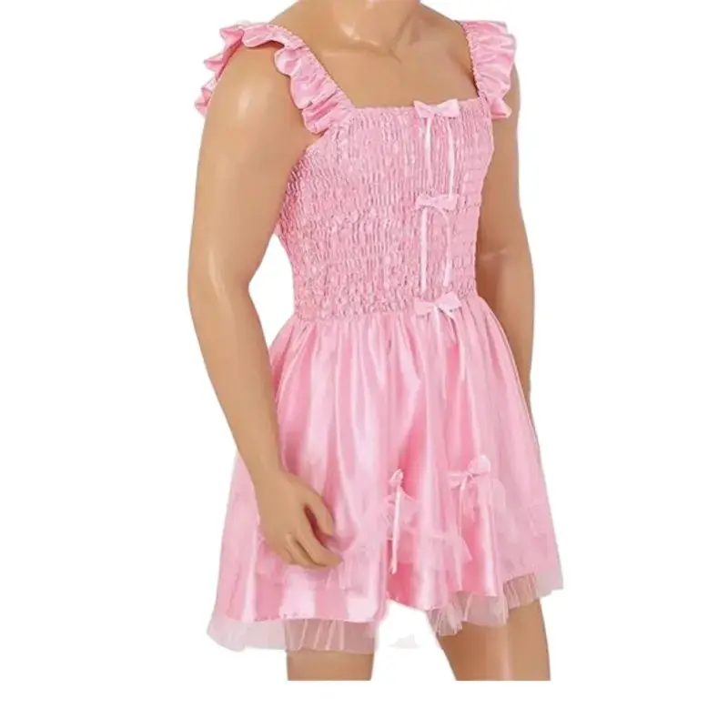 Сексуальный готический костюм на заказ для взрослых Трансвестит горничная из