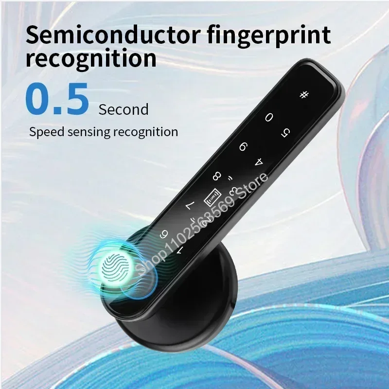 Умный дверной замок Tuya/TTlock со сканером отпечатков пальцев и паролем для