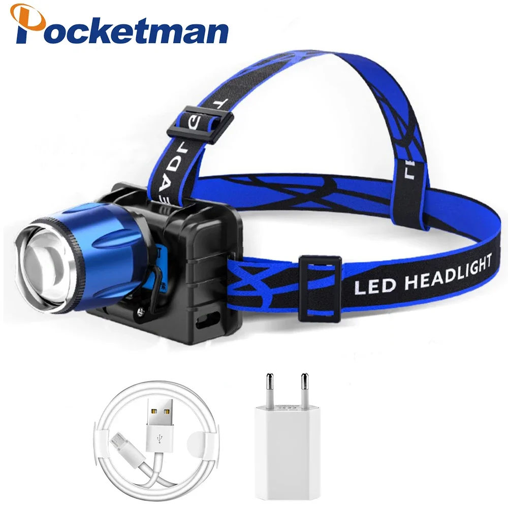 POCKETMAN  Налобный фонарь с УФ светом