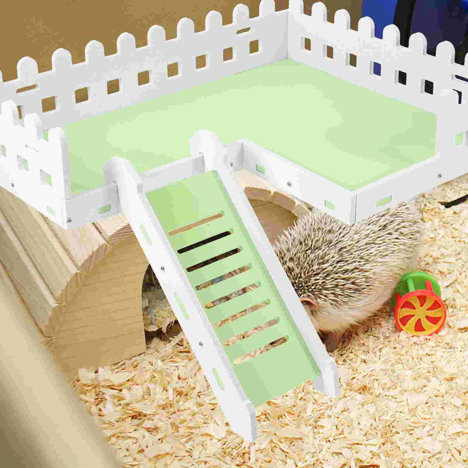 

Hamster Platform Small Animals Resting Platform Hamster Training Platform Toy with Ramp