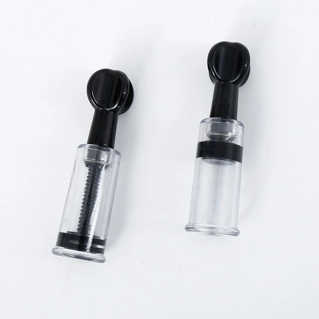 Adult Plastic Nipple Suction Cups Sex Toy Clear Black Rotating Vacuum Twist Breast Sucker Women Men Boobs Enlarger Pump Products 6