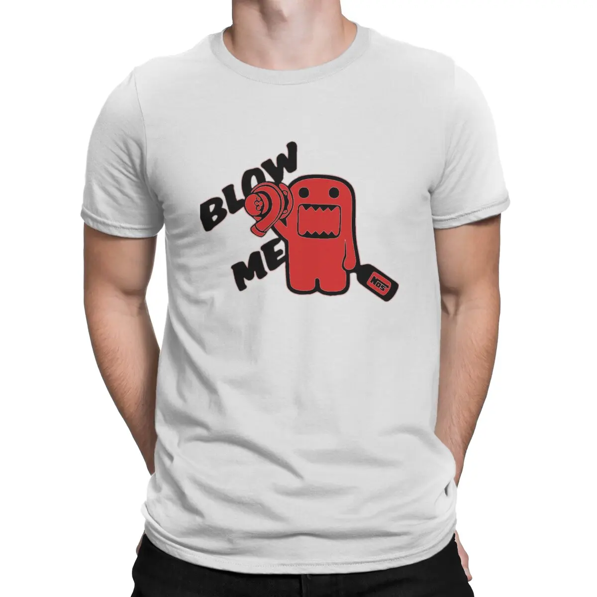 

Domo-kun Classic T Shirt Men's 100% Cotton Fashion T-Shirts O Neck Domo Kun Tee Shirt Short Sleeve Tops Birthday Gift