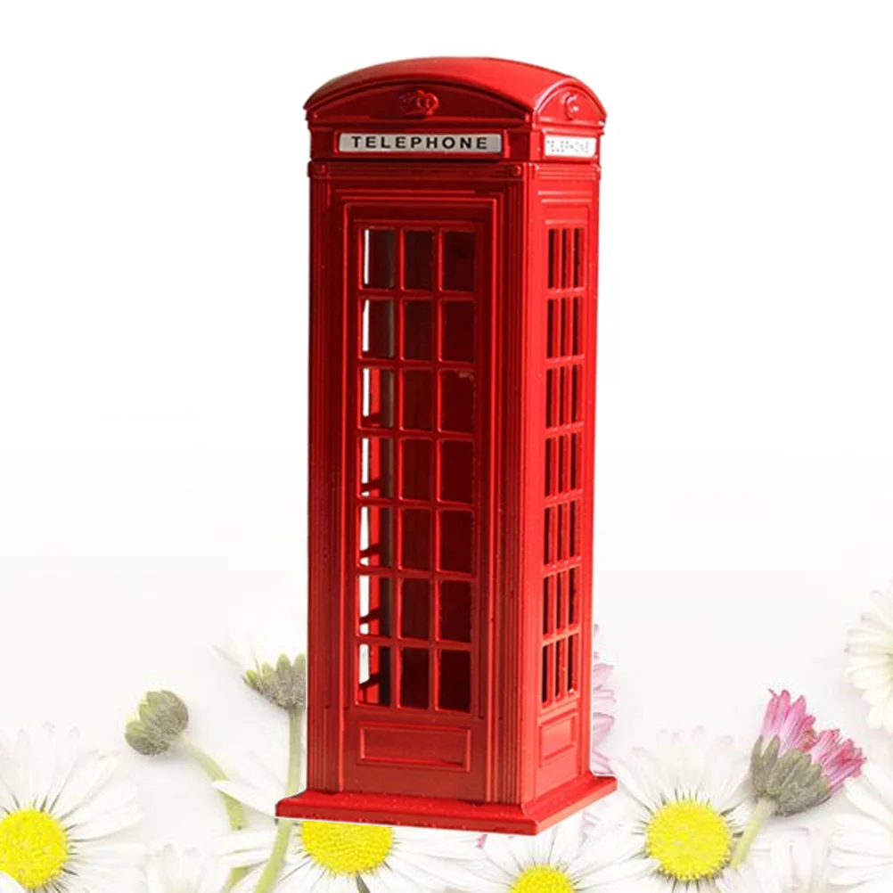 

Bank Box Coin Piggy Money Telephone Metal London Mailbox Vintage Pillar Saving Safe Booth British Pot Banks Retro Postal Jar