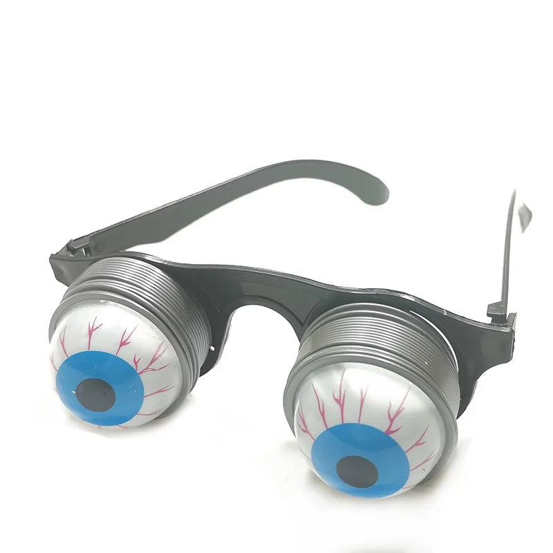 Украшение на Хэллоуин Висячие весенние очки с глазами очки-кляп игрушка забавная