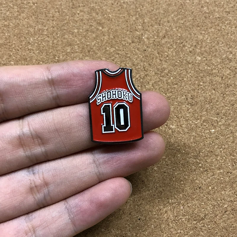 Японские эмалевые булавки в стиле аниме для баскетбола лацканов броши одежды