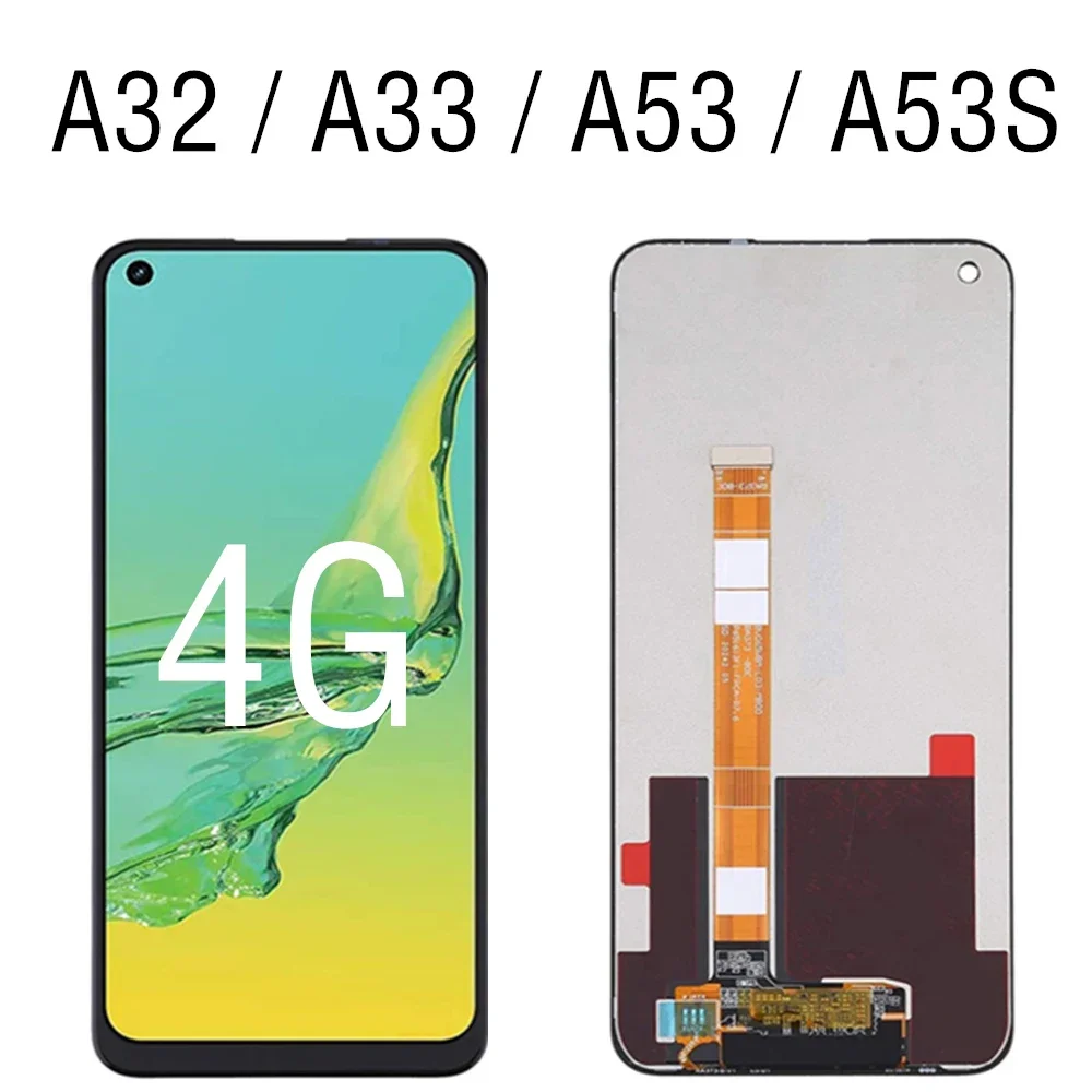 6 5 "для OPPO A53 A53s 2020 CPH2127 CPH2139 ЖК-экран сенсорный дигитайзер Замена для A32 A33 4G экран